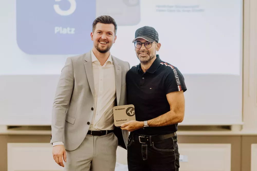 Auszeichnung als bester Worldsoft Partner