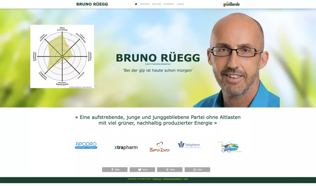 Politiker Bruno Rüegg