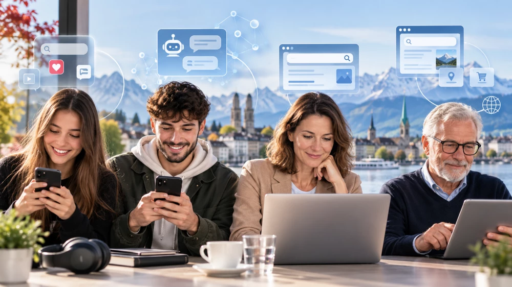 Suchverhalten der Generationen in der Schweiz – Stand 2025 Suchverhalten der Generationen in der Schweiz – Stand 2025